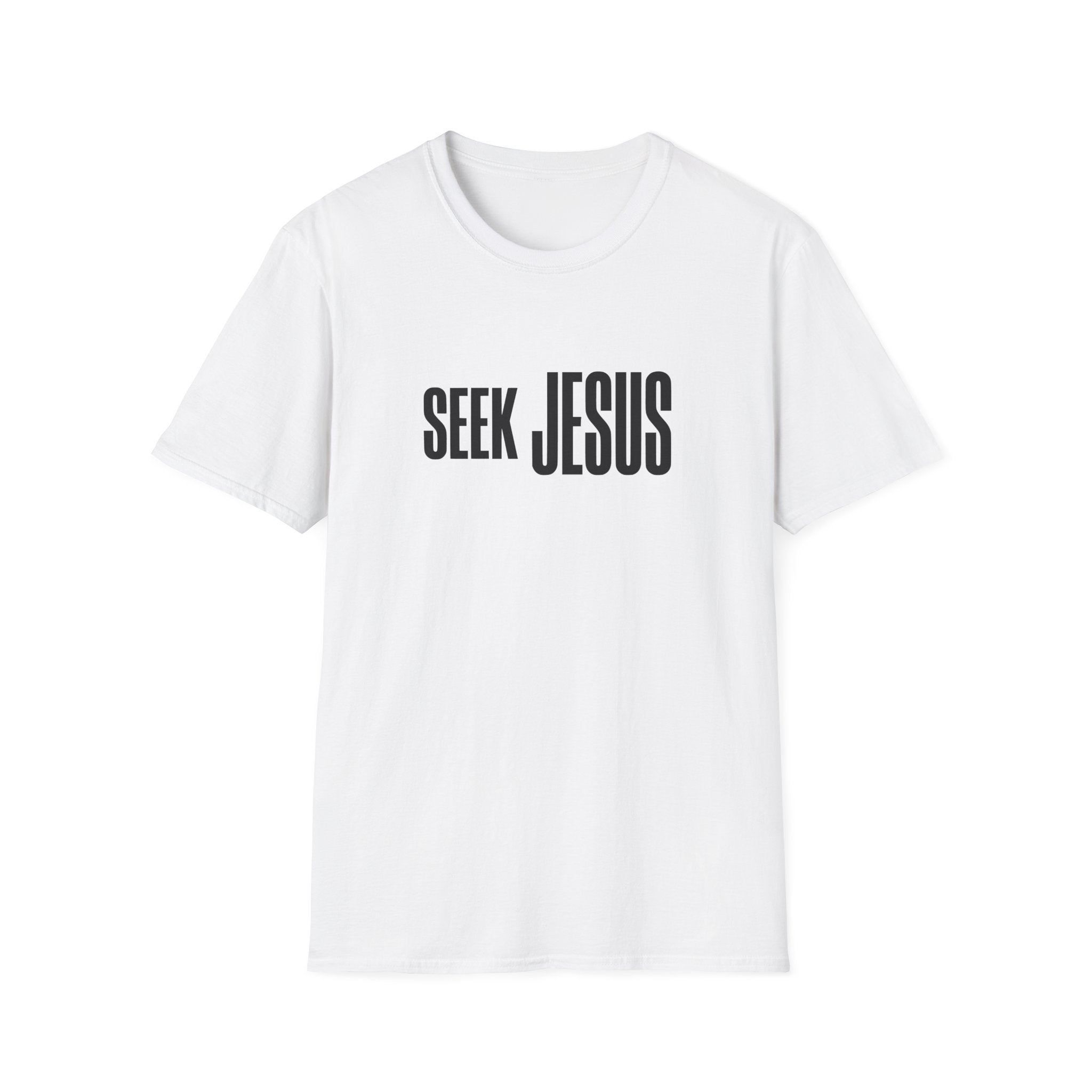 Seek Jesus T-Shirt — Minimal Christian Faith Tee