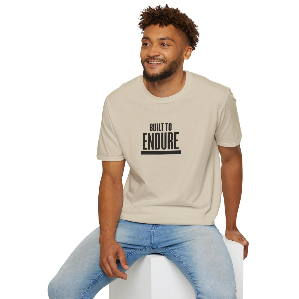 Built to Endure T-Shirt — Motivational Fitness Tee