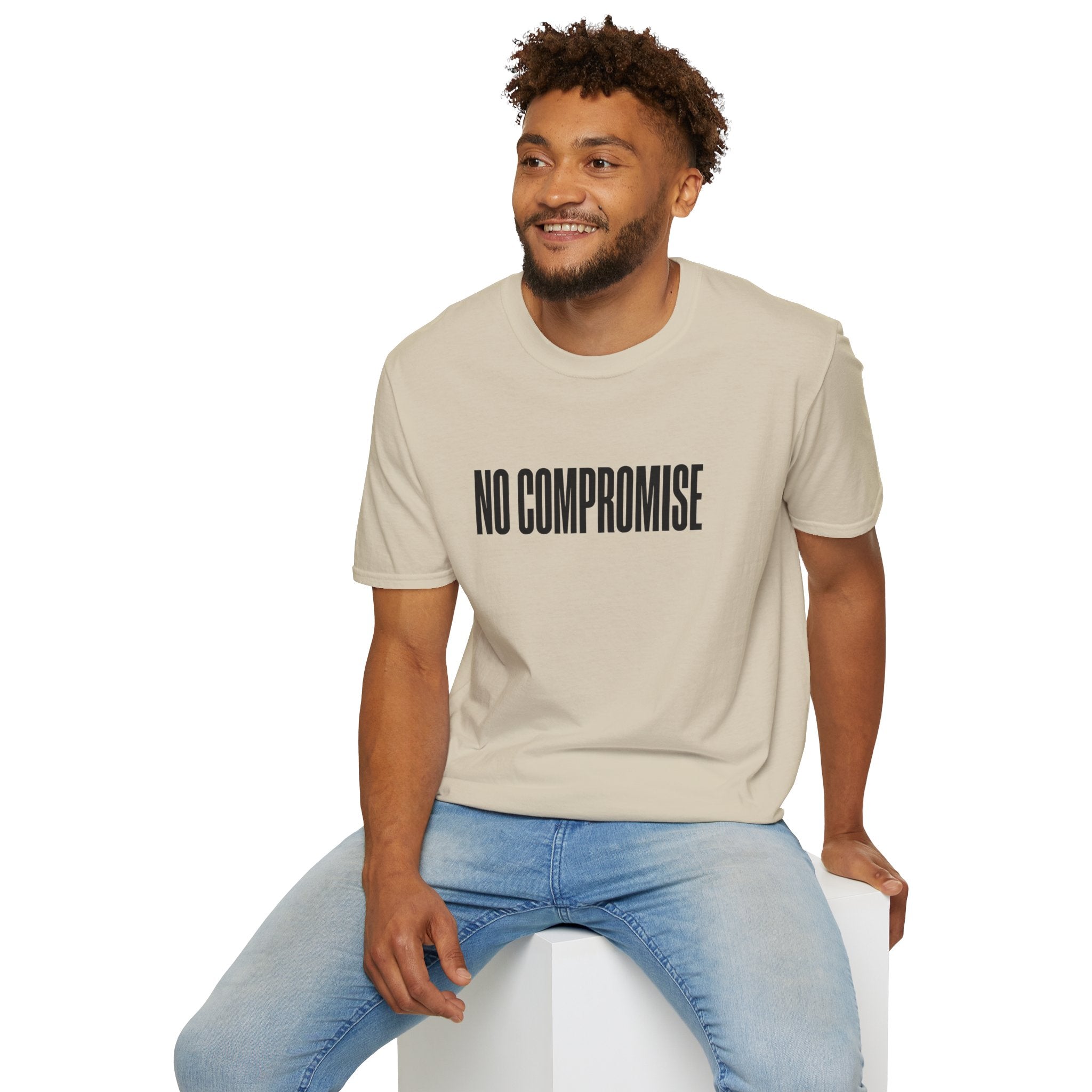 No Compromise T-Shirt — Bold Minimalist Statement Tee