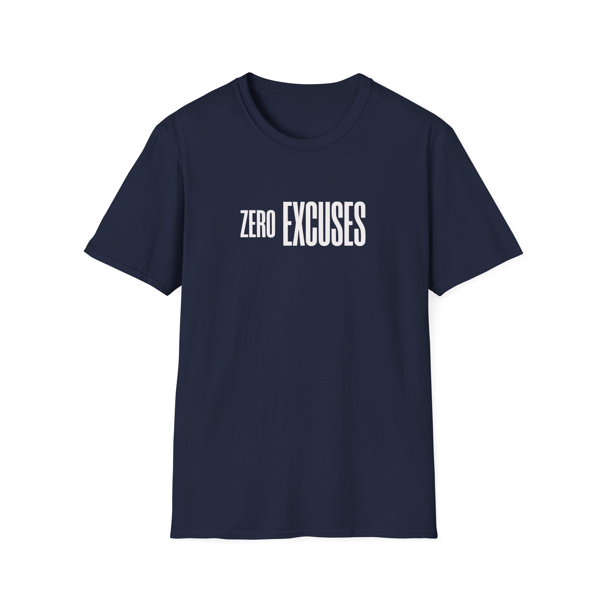 Zero Excuses T-Shirt — Motivational Fitness Tee