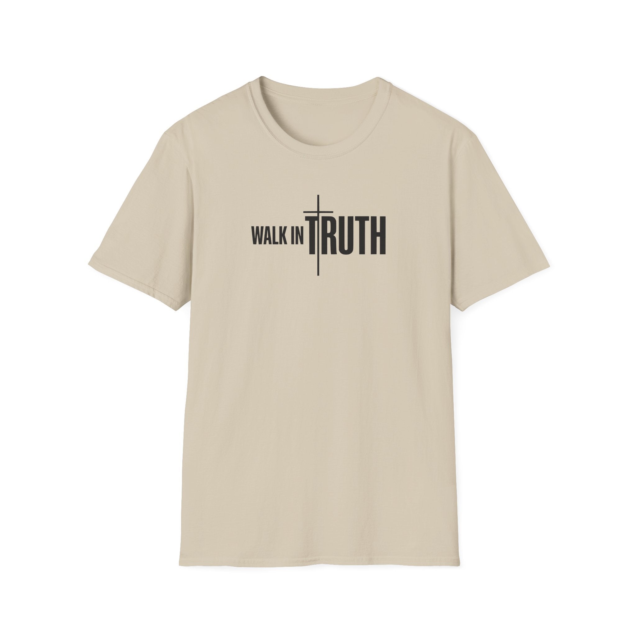 Walk in Truth T-Shirt — Christian Faith Tee with Cross Graphic