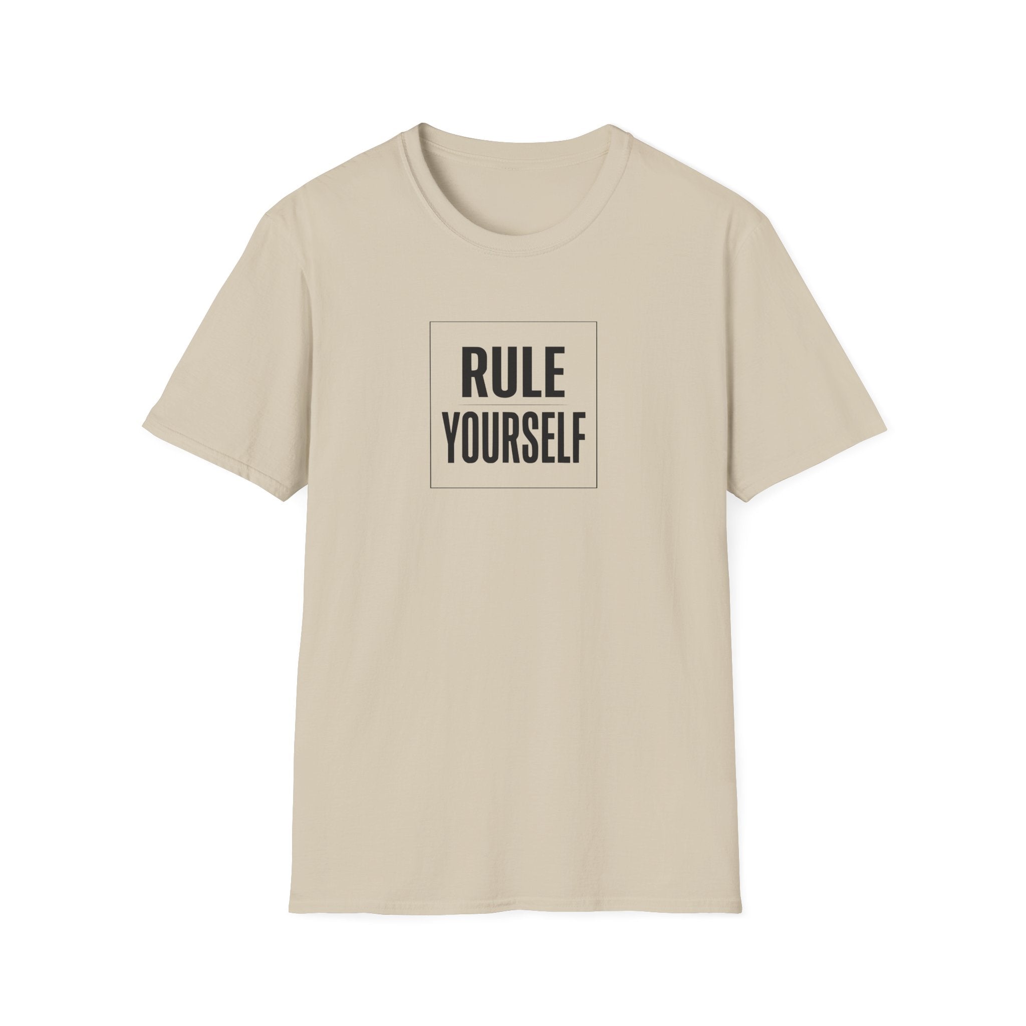 Rule Yourself T-Shirt — Minimal Motivational Tee