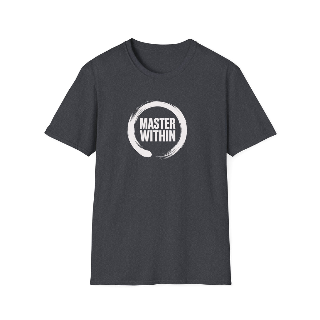 Master Within T-Shirt — Minimal Zen Circle Meditation Tee