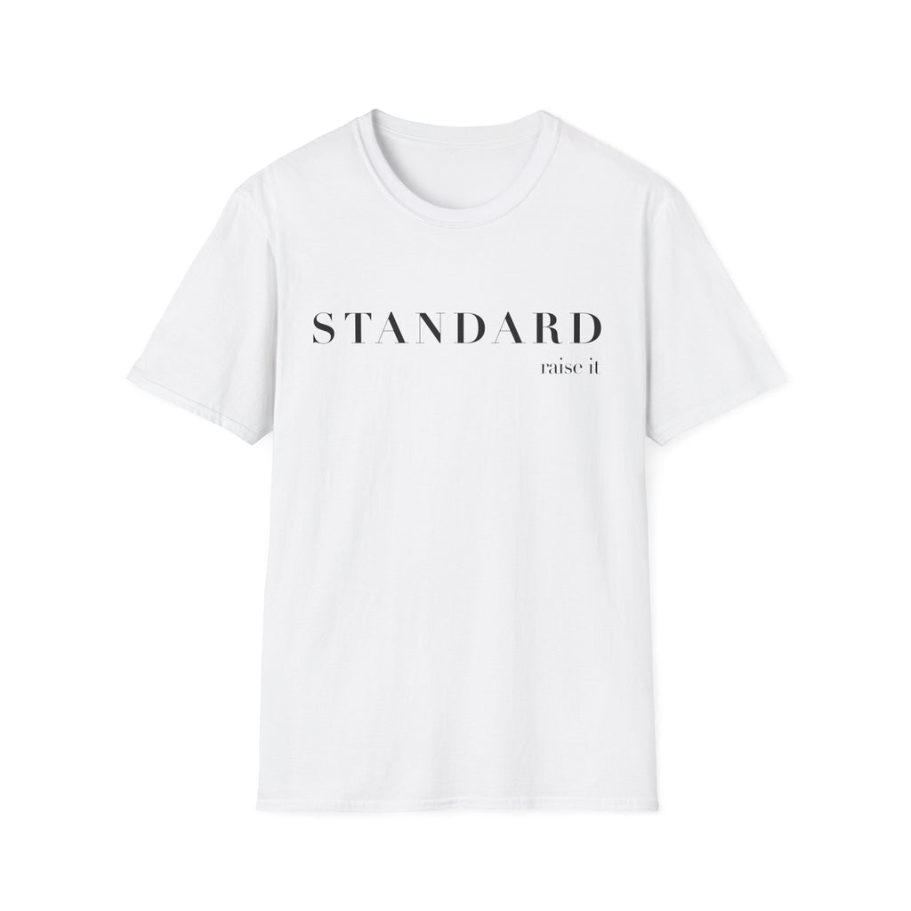T-Shirt — STANDARD minimalist typography graphic tee