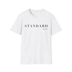 T-Shirt — STANDARD minimalist typography graphic tee