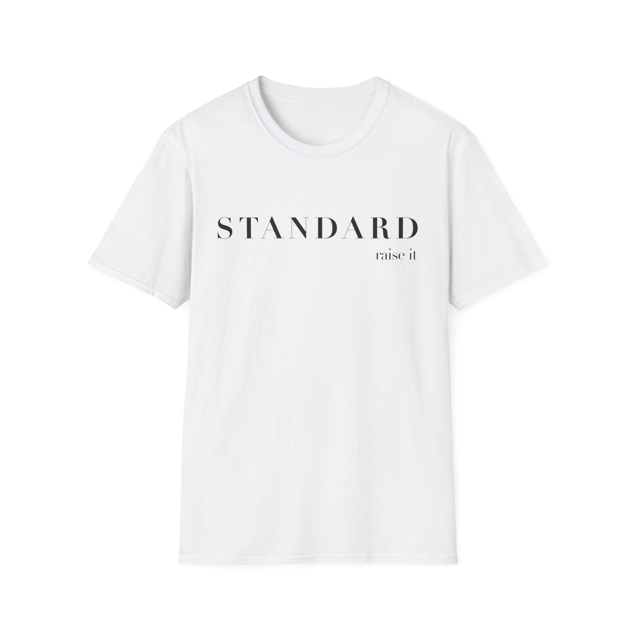 T-Shirt — STANDARD minimalist typography graphic tee