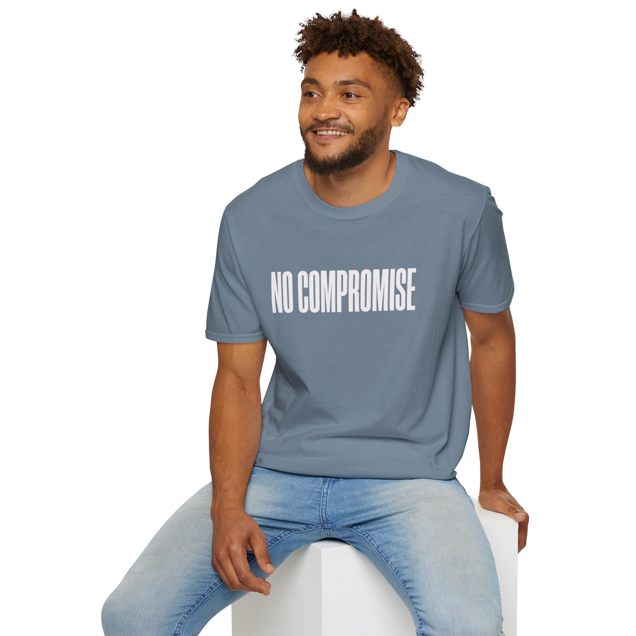 No Compromise T-Shirt — Bold Minimalist Statement Tee