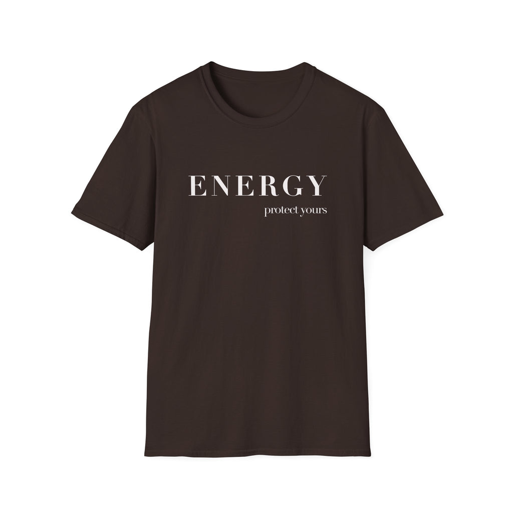 T-Shirt — "ENERGY" Minimalist Motivational Tee