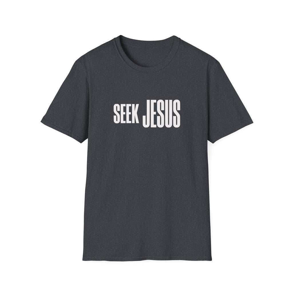 Seek Jesus T-Shirt — Minimal Christian Faith Tee