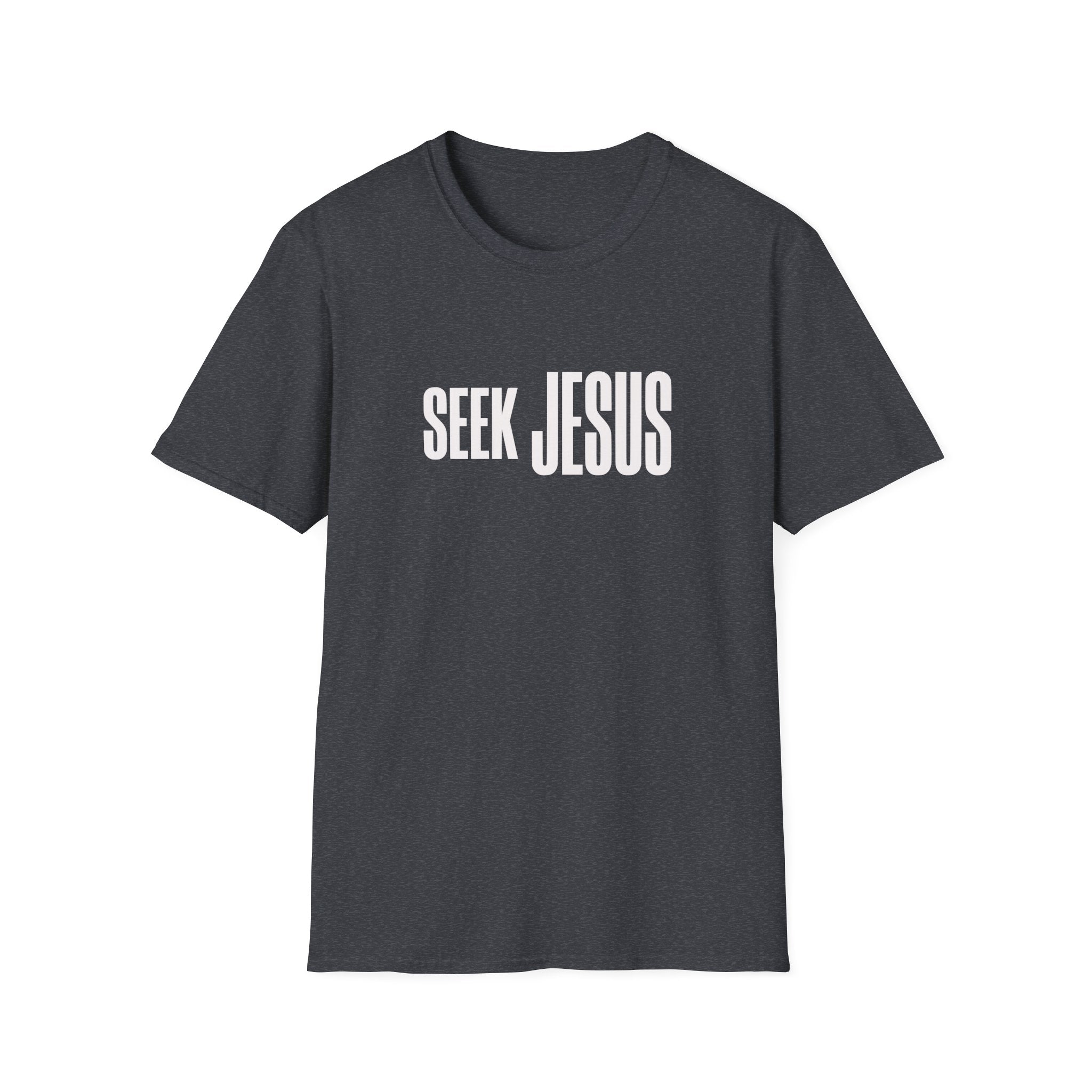 Seek Jesus T-Shirt — Minimal Christian Faith Tee