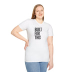 Built For This T‑Shirt — Motivational Vertical Text Tee
