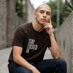 Stay Locked In T‑Shirt — Minimal Motivational Tee