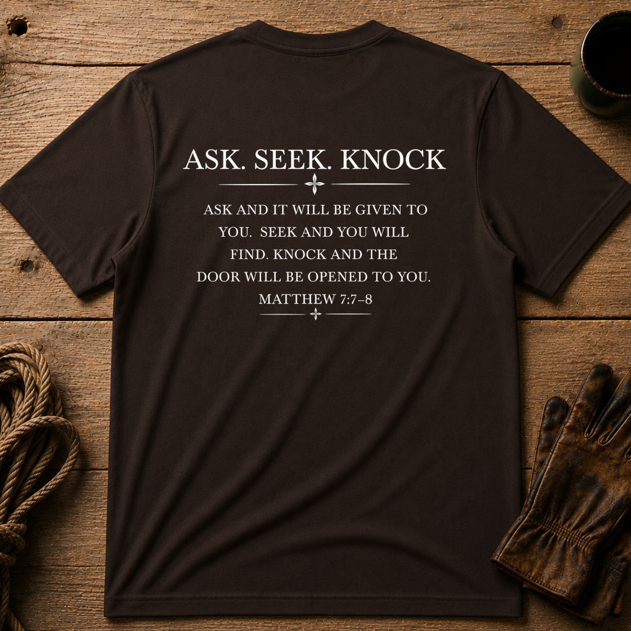 Ask. Seek. Knock