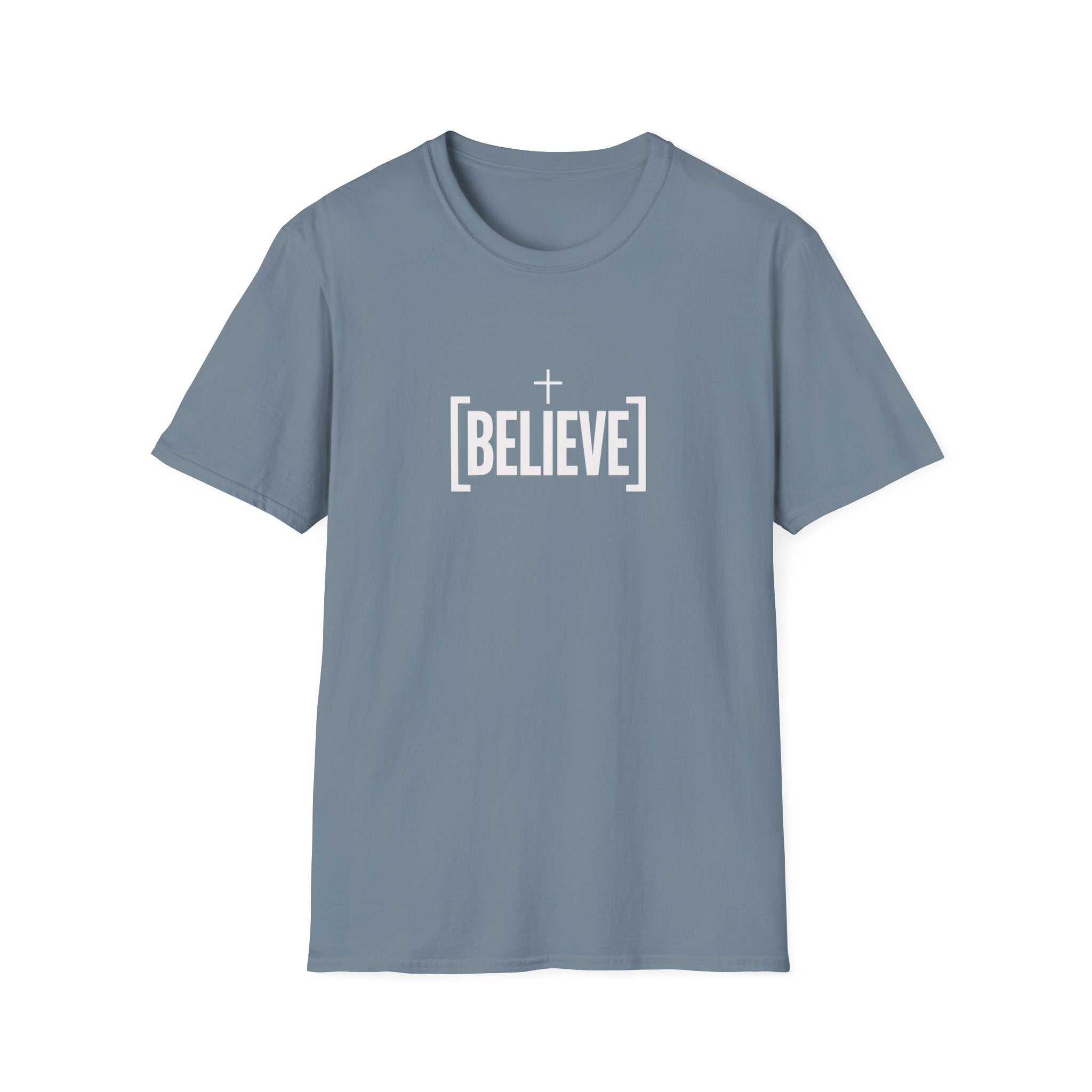 Believe Minimalist T-Shirt — Inspirational Faith Graphic Tee