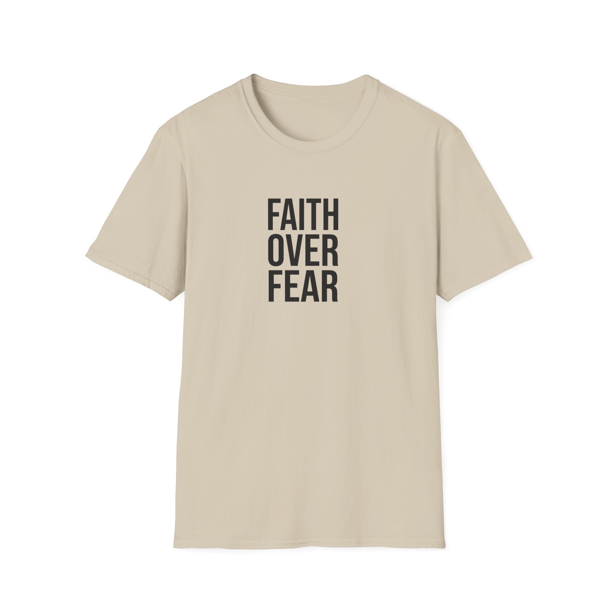 Faith Over Fear T-Shirt — Inspirational Christian Graphic Tee