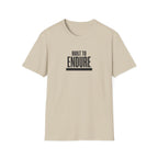 Built to Endure T-Shirt — Motivational Fitness Tee