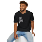 Stay Locked In T‑Shirt — Minimal Motivational Tee
