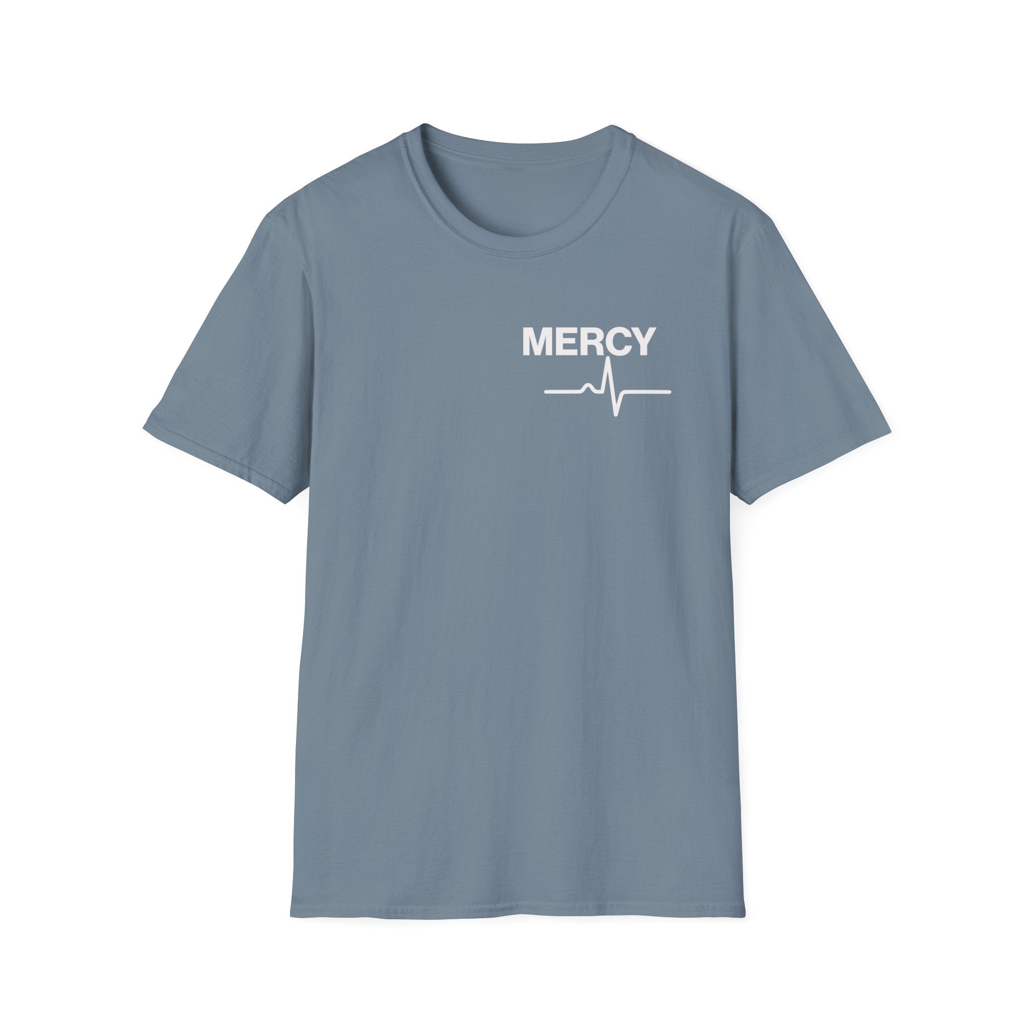 Mercy Heartbeat T-Shirt — Minimal Christian Faith Graphic Tee