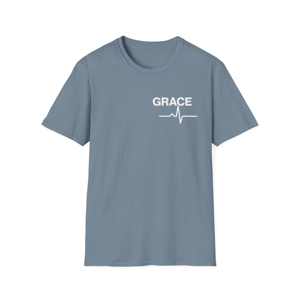 Grace Heartbeat T-Shirt — Inspirational Faith Graphic Tee