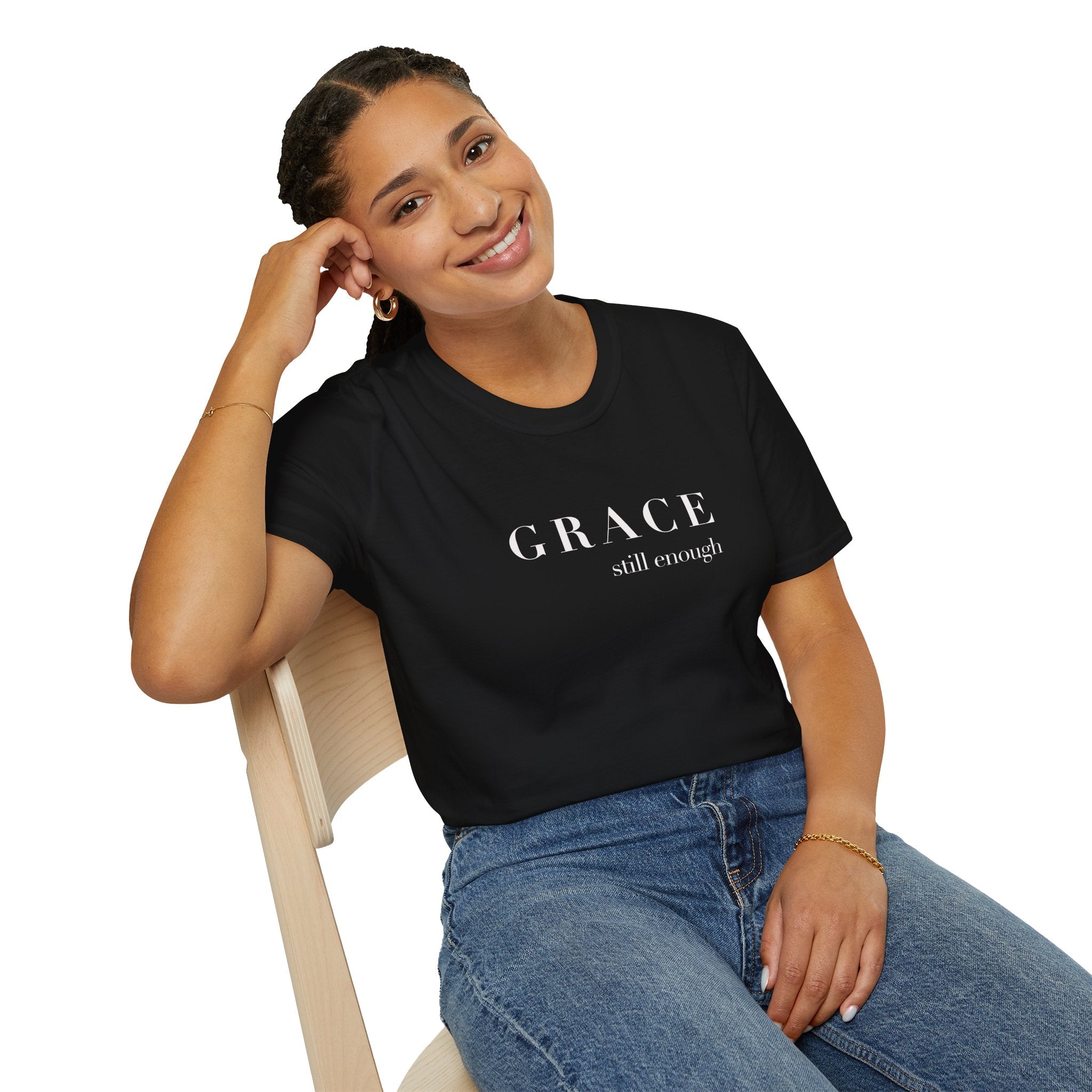 Grace Still Enough T-Shirt — Minimalist Inspirational Faith Tee