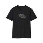 Good Shepard He’s Our Savior T-Shirt — Minimal Christian Faith Tee