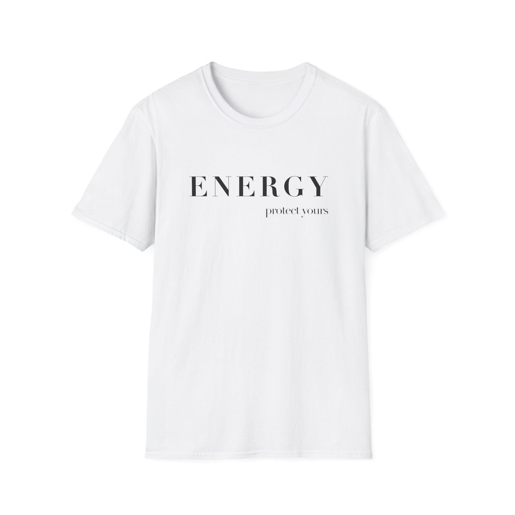 T-Shirt — "ENERGY" Minimalist Motivational Tee