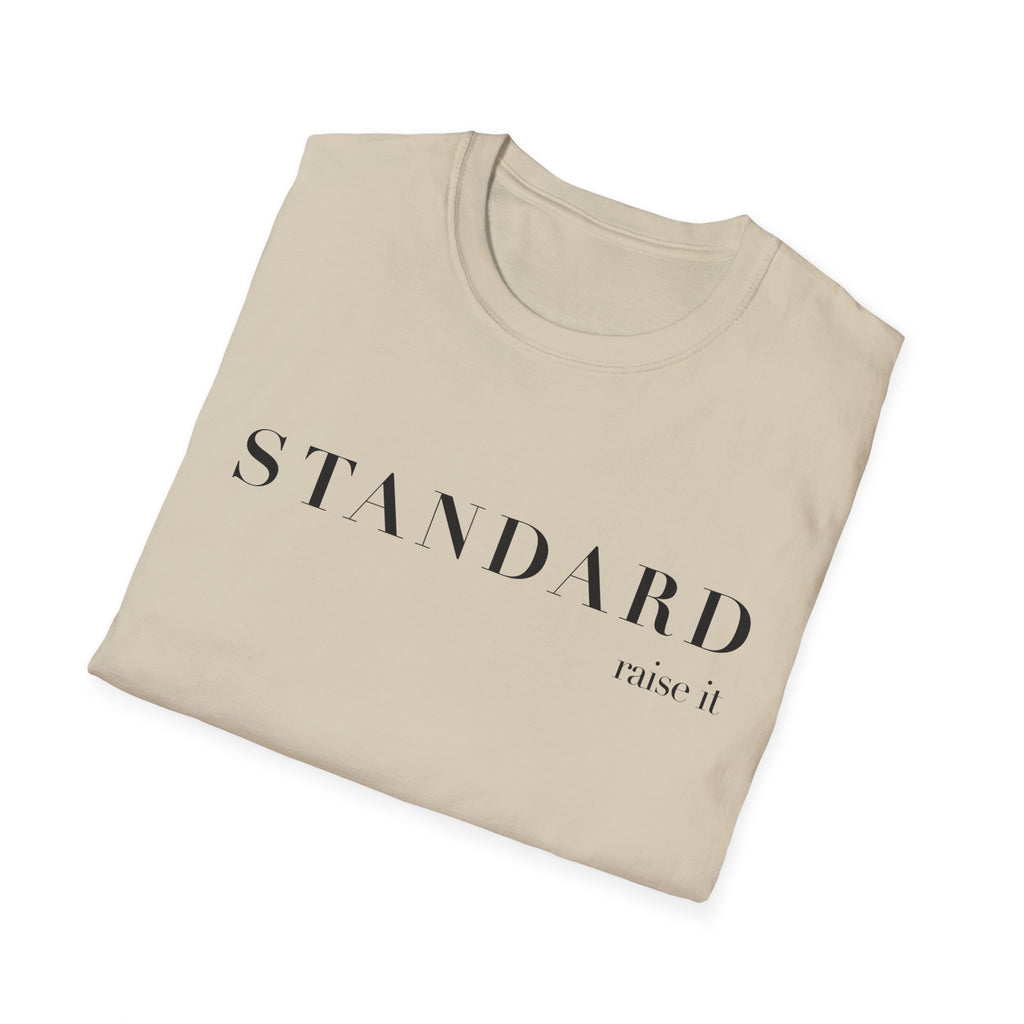 T-Shirt — STANDARD minimalist typography graphic tee