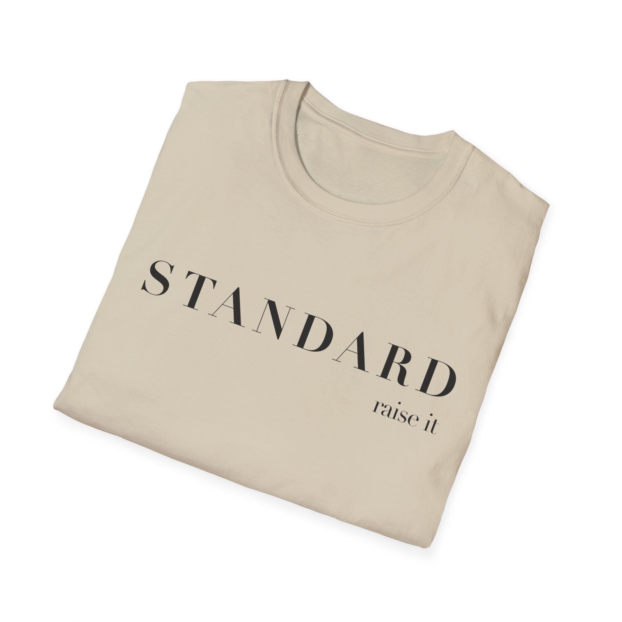 T-Shirt — STANDARD minimalist typography graphic tee