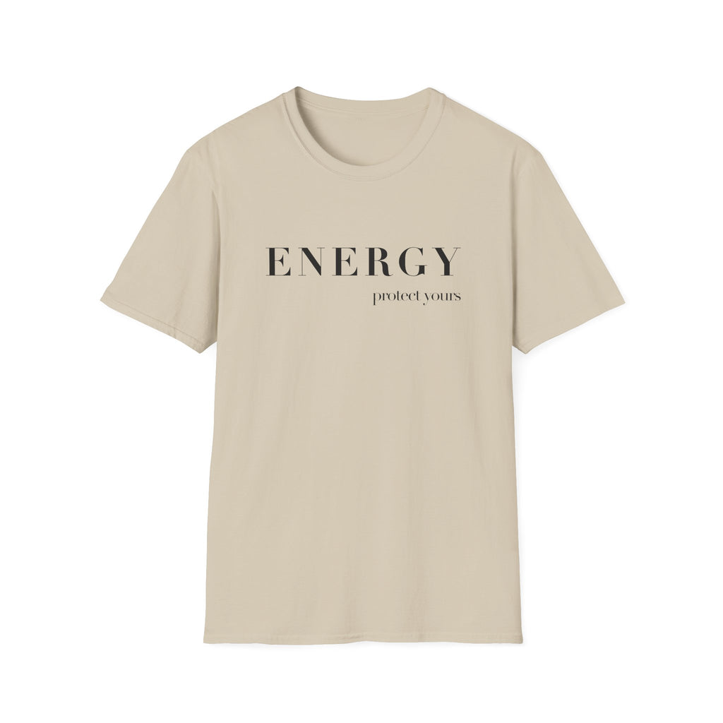 T-Shirt — "ENERGY" Minimalist Motivational Tee