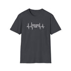 Faith Over Fear T-Shirt — Heartbeat EKG Inspirational Christian Tee
