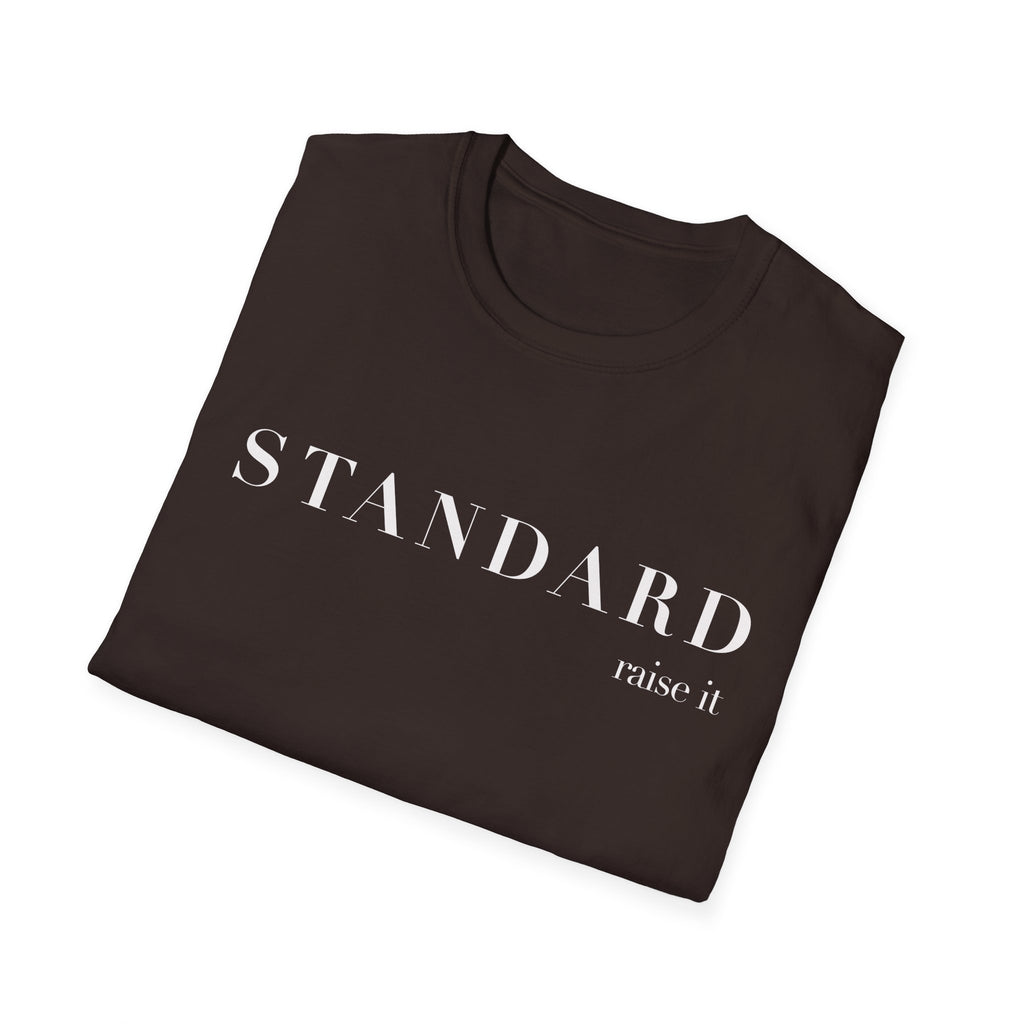 T-Shirt — STANDARD minimalist typography graphic tee