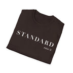 T-Shirt — STANDARD minimalist typography graphic tee