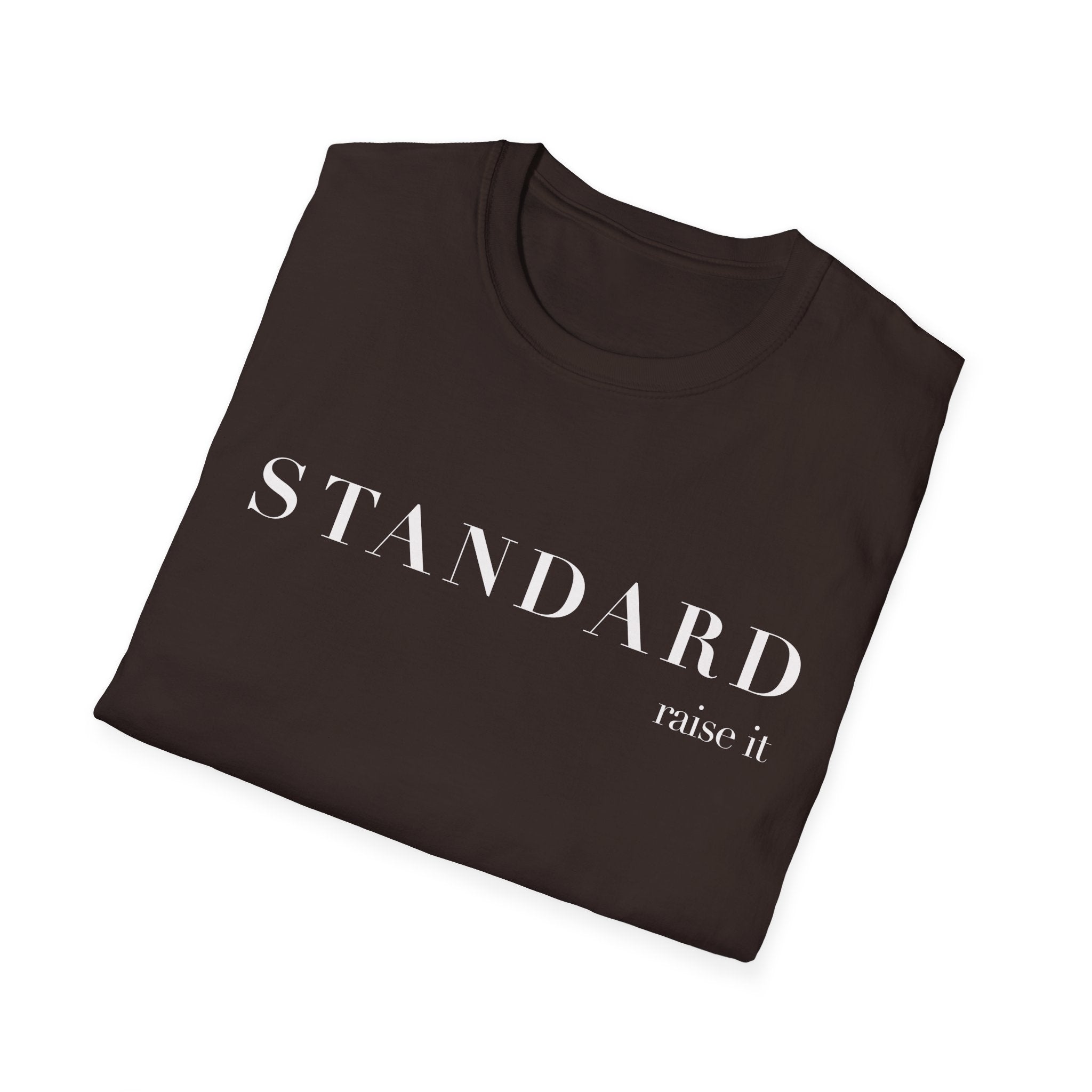 T-Shirt — STANDARD minimalist typography graphic tee