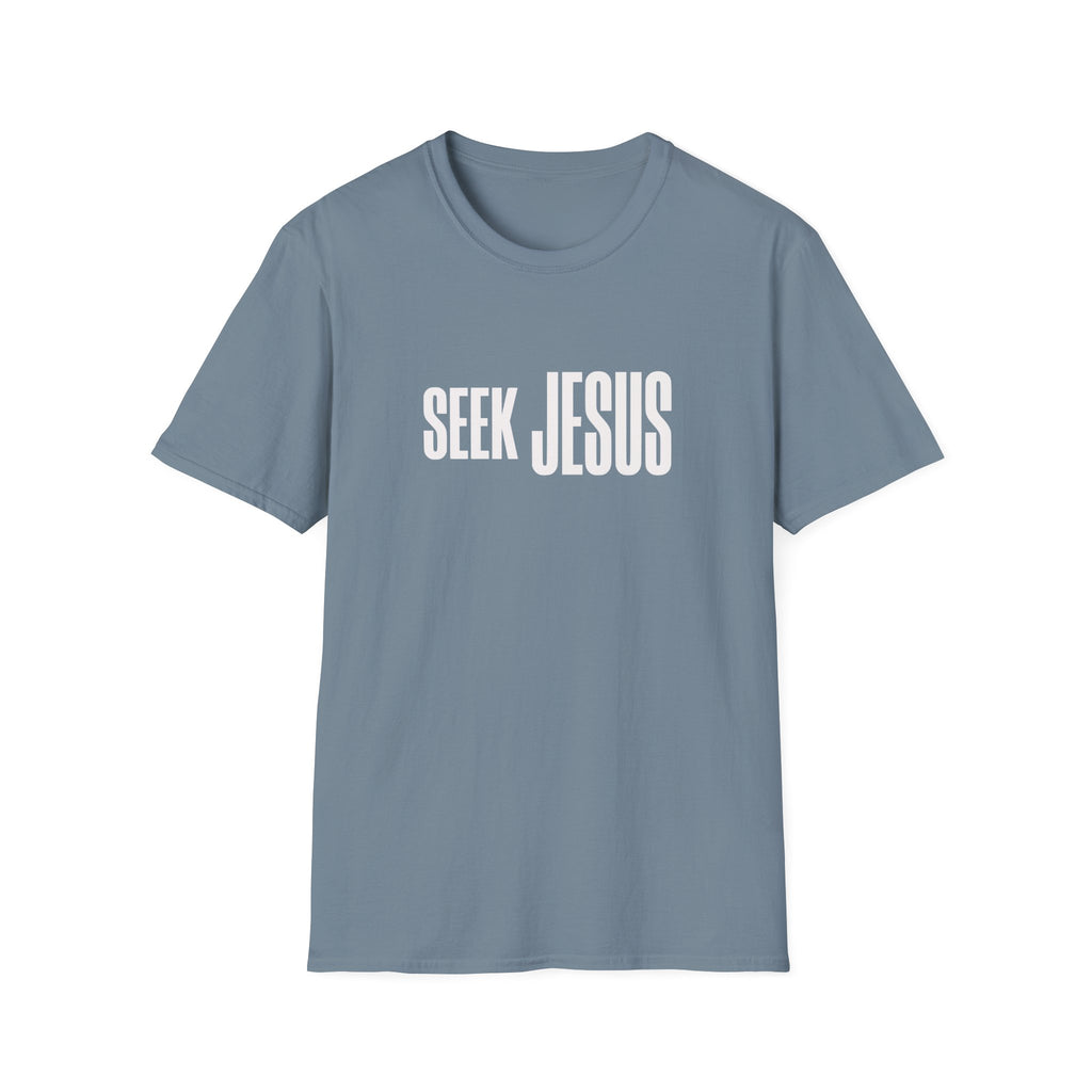 Seek Jesus T-Shirt — Minimal Christian Faith Tee