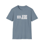 Seek Jesus T-Shirt — Minimal Christian Faith Tee