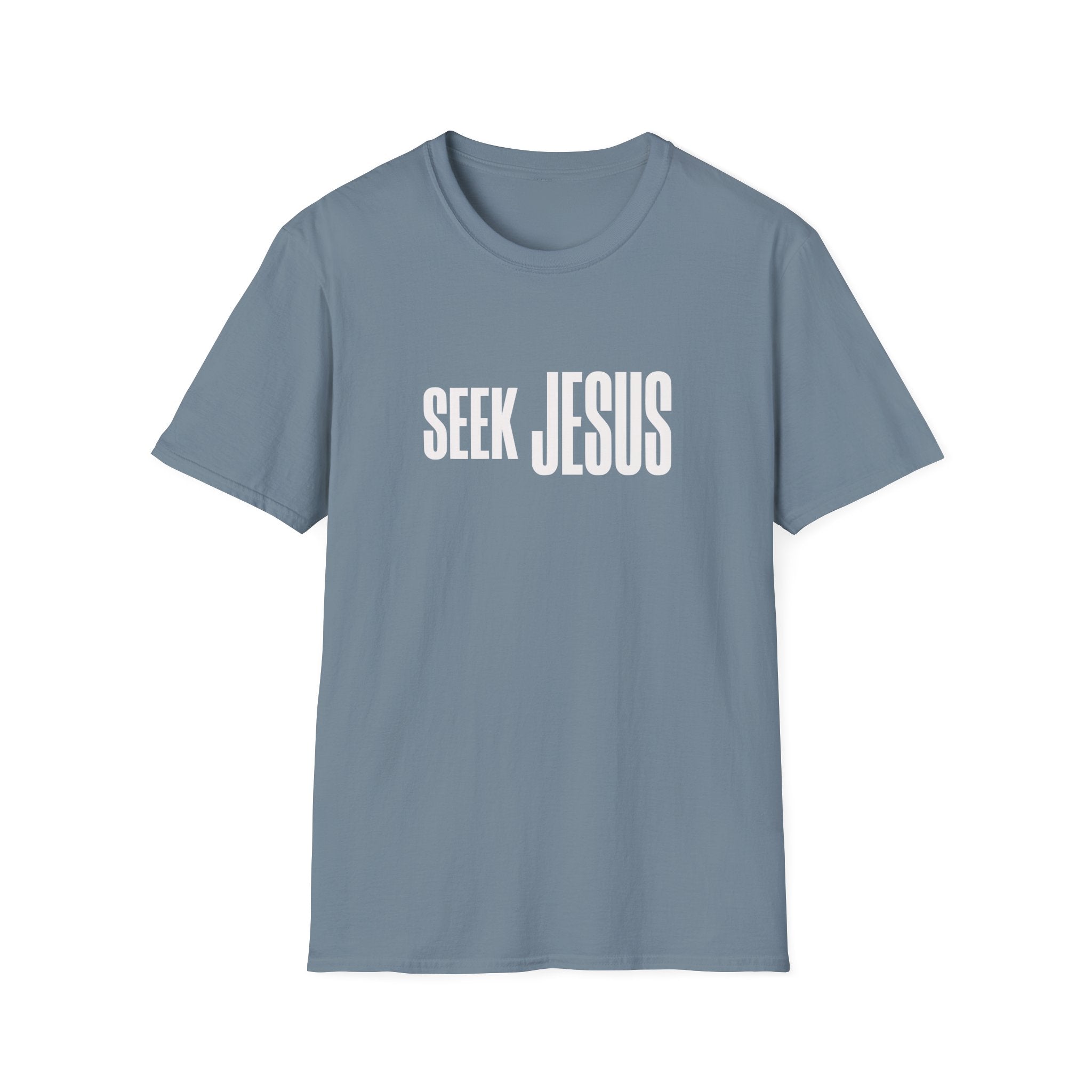 Seek Jesus T-Shirt — Minimal Christian Faith Tee