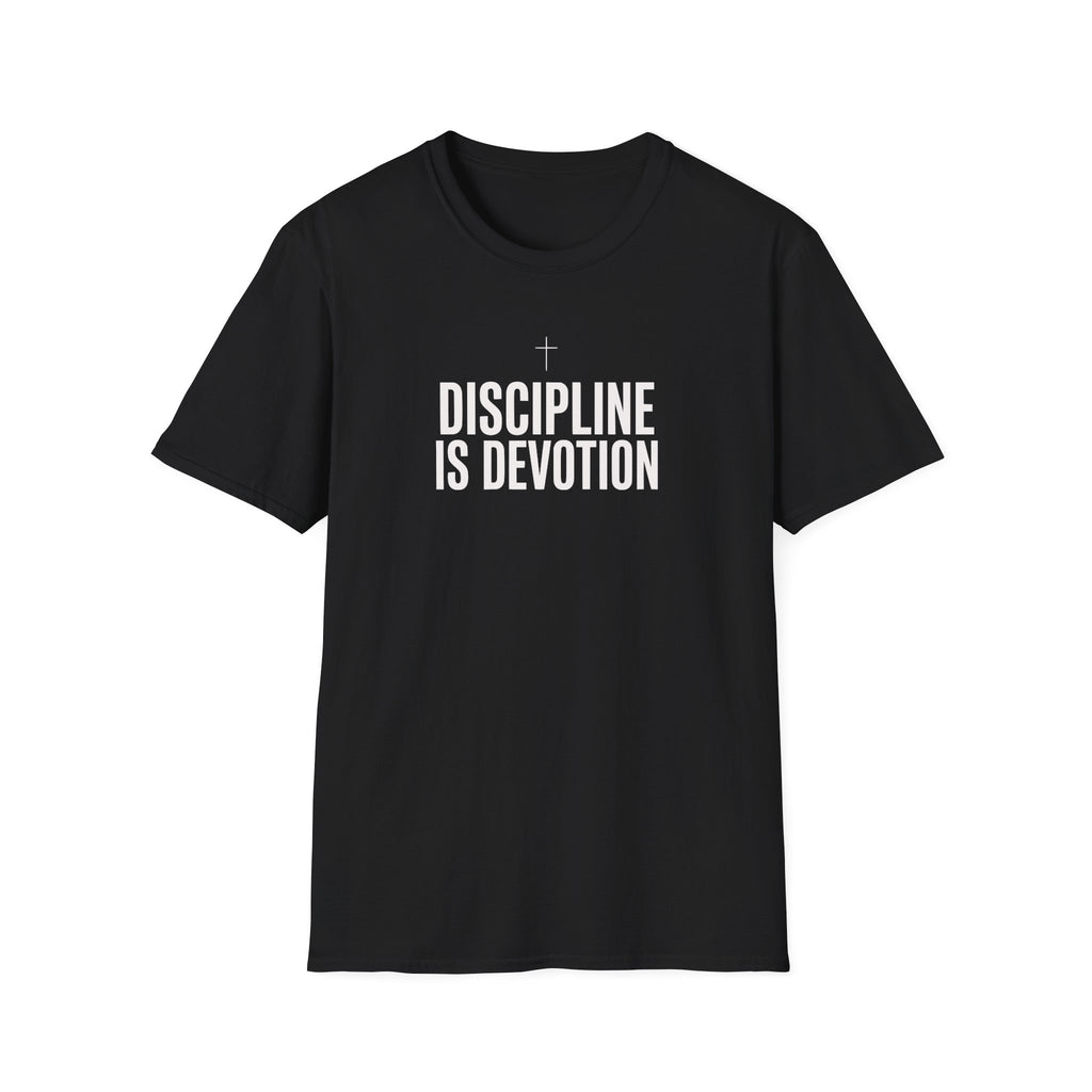 Discipline Is Devotion T-Shirt — Motivational Fitness Tee