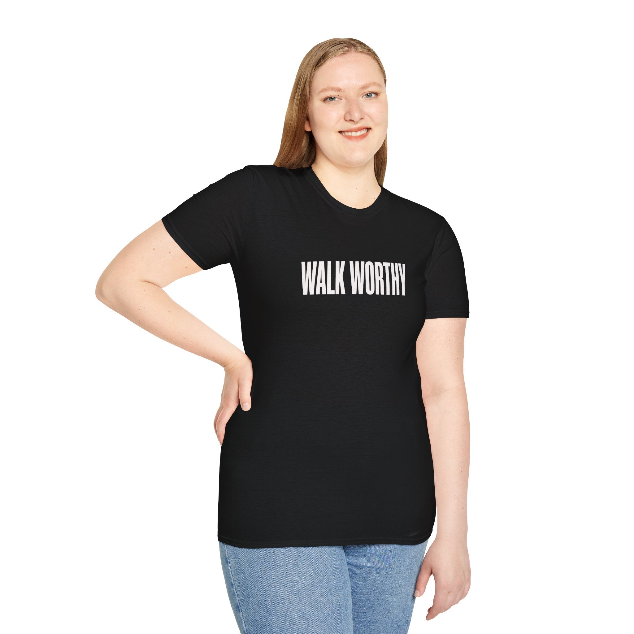 Walk Worthy T-Shirt — Inspirational Minimalist Faith Tee