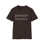 Procrastination Definition T-Shirt – Funny Dictionary Shirt for Students & Work