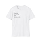 Focus Definition T-Shirt — Minimalist Motivational Tee