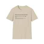 Procrastination Definition T-Shirt – Funny Dictionary Shirt for Students & Work