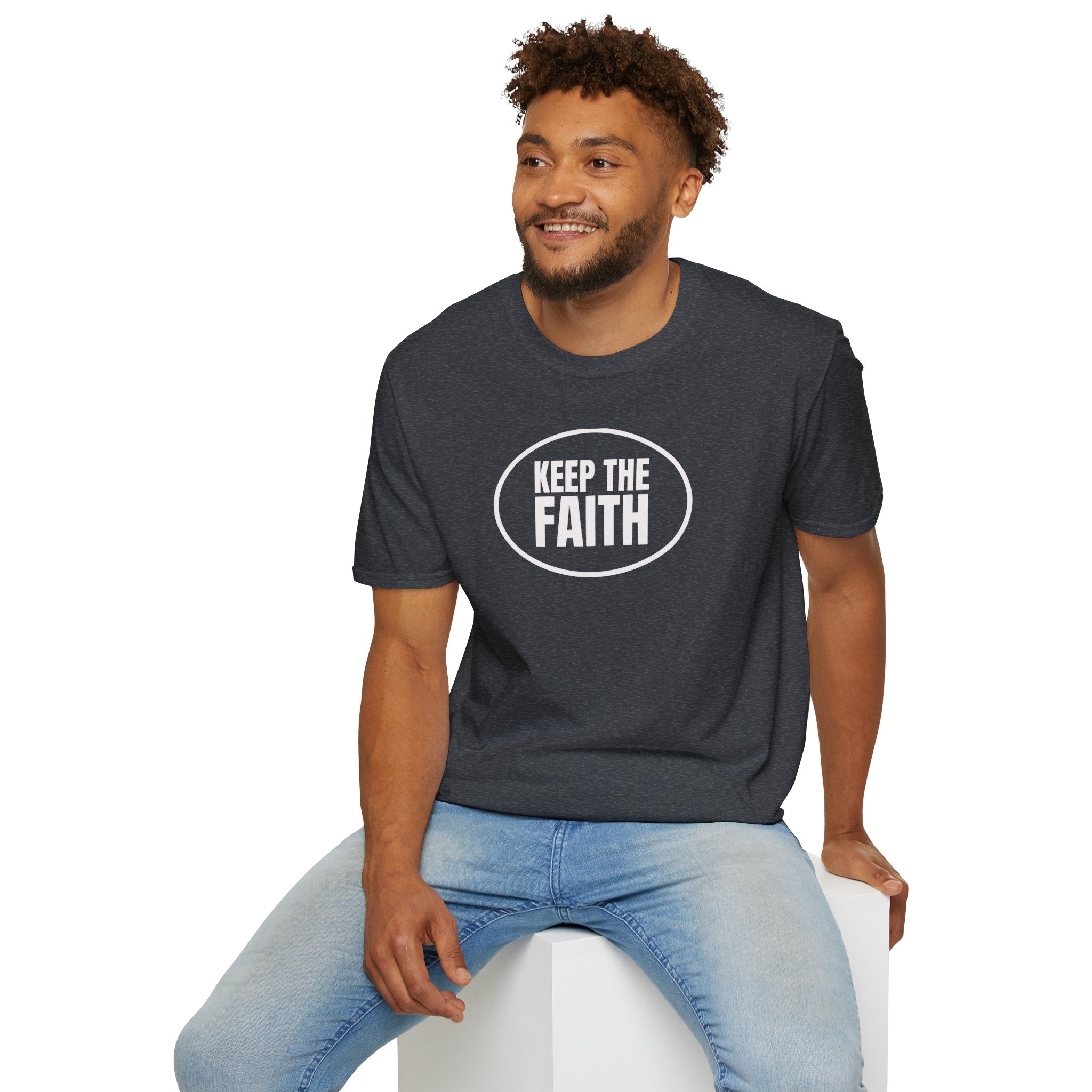 Keep The Faith T-Shirt - Inspirational Christian Graphic Tee