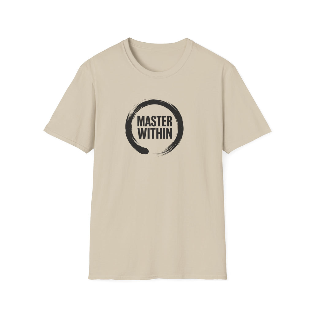 Master Within T-Shirt — Minimal Zen Circle Meditation Tee
