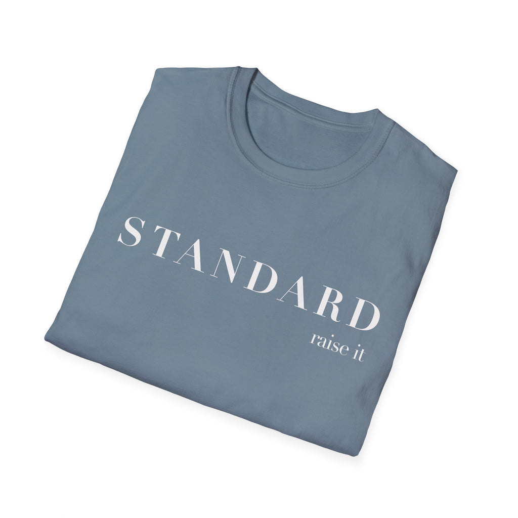 T-Shirt — STANDARD minimalist typography graphic tee