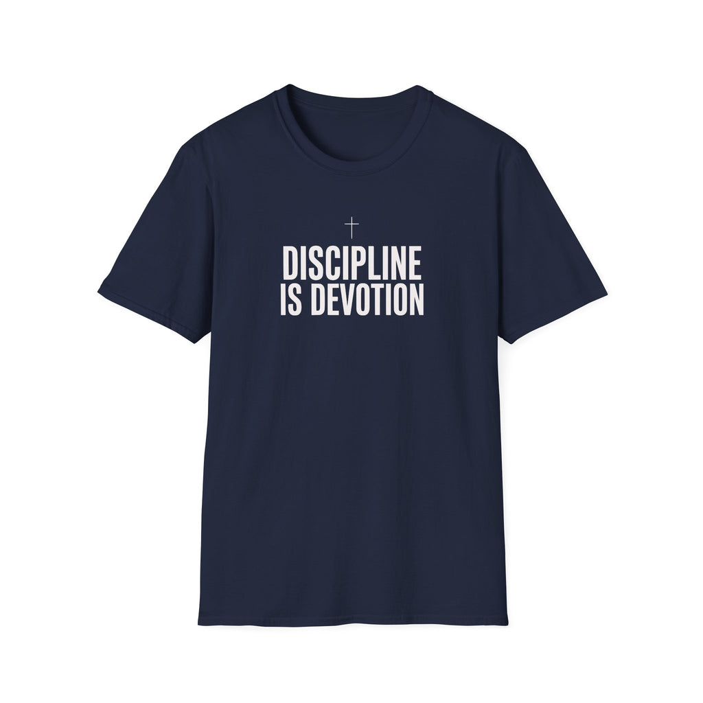 Discipline Is Devotion T-Shirt — Motivational Fitness Tee