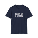 Discipline Is Devotion T-Shirt — Motivational Fitness Tee