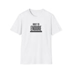 Built to Endure T-Shirt — Motivational Fitness Tee
