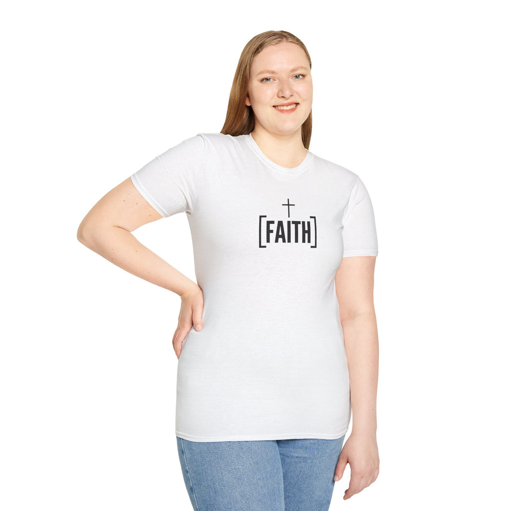Faith Minimalist T-Shirt — Cross Graphic Christian Tee