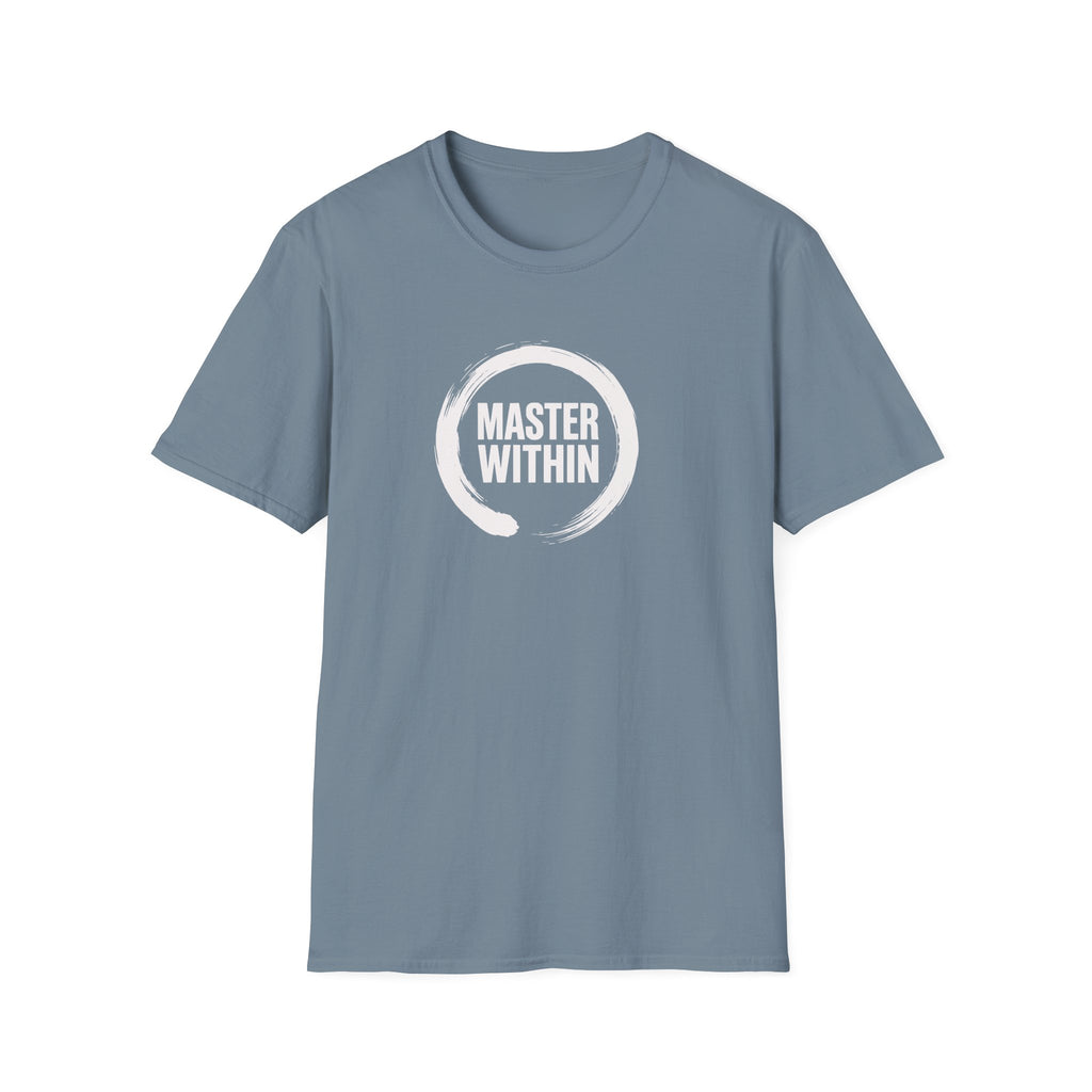 Master Within T-Shirt — Minimal Zen Circle Meditation Tee