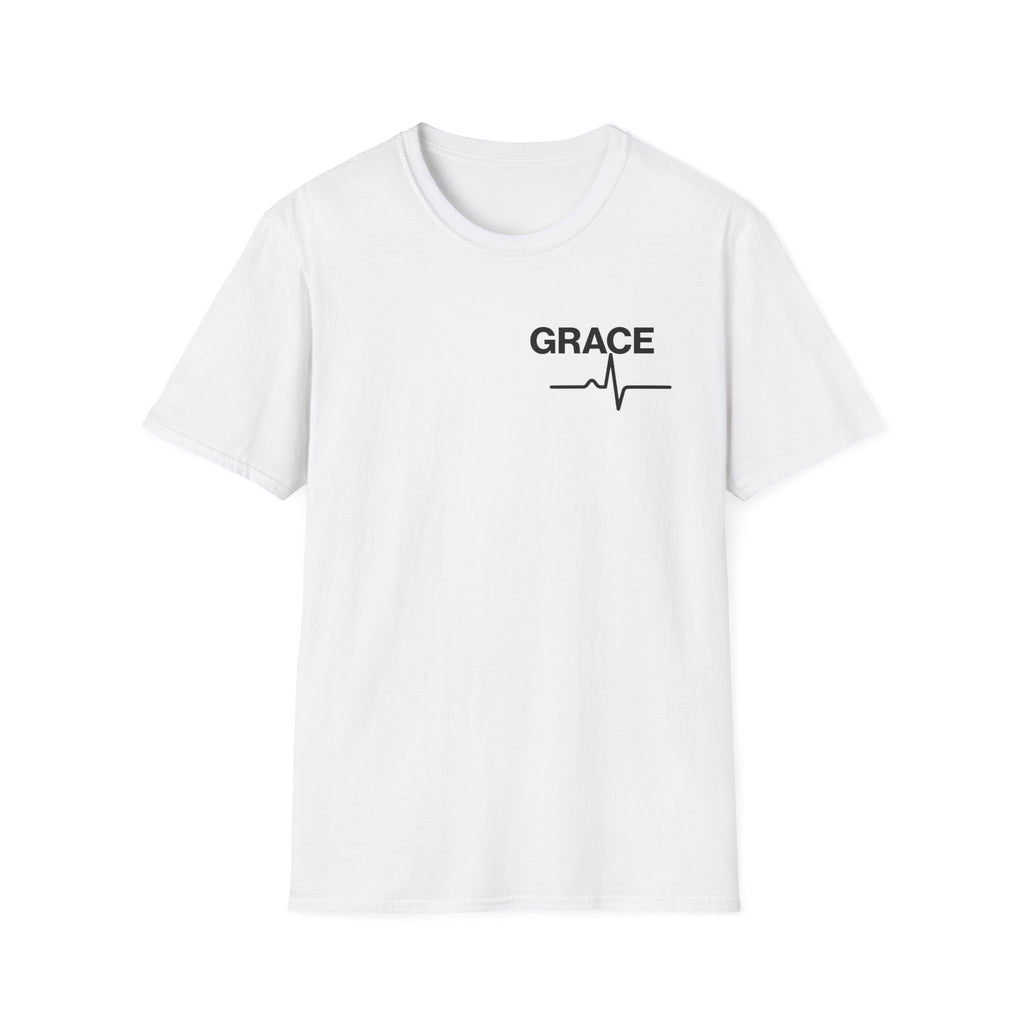 Grace Heartbeat T-Shirt — Inspirational Faith Graphic Tee